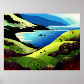 oneindige kust poster (Voorkant)