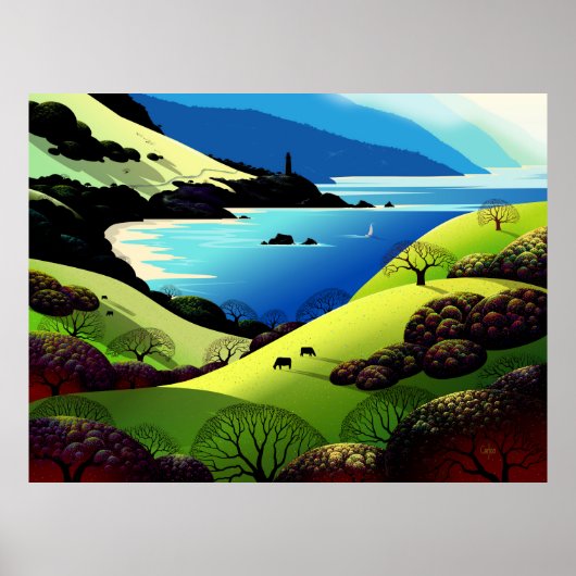 oneindige kust poster (Voorkant)