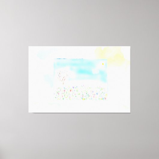 Oneindige Lente Canvas Afdruk (Voorkant)