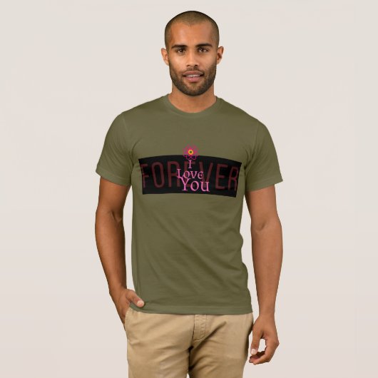 Oneindige Liefde - Atomic Heart Romantisch Ontwerp T-shirt (Voorkant volledig)
