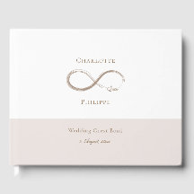 Oneindige Liefde Blush Roze Witte Minimalistische 