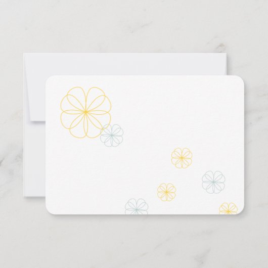 Oneindige liefde bruiloft RSVP (Achterkant)