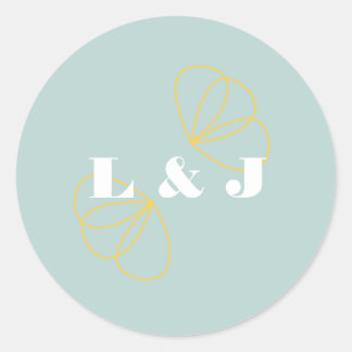 Oneindige Liefde Bruiloft Sticker