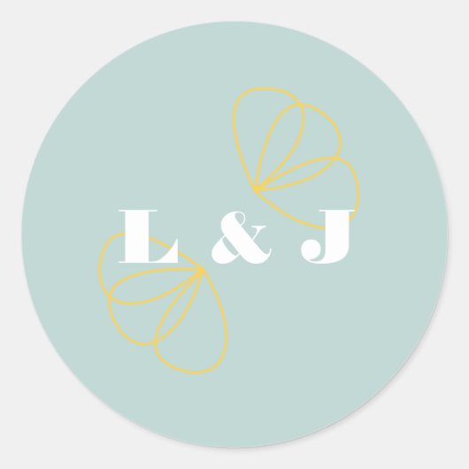 Oneindige Liefde Bruiloft Sticker (Voorkant)