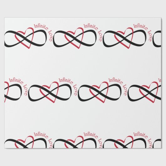 oneindige liefde cadeaupapier (Vlak)