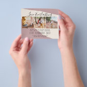 Oneindige Liefde FOTO COLLAGE Trouwfeest Uitnodigi Flyer (Hand)