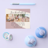 Oneindige Liefde FOTO COLLAGE Trouwfeest Uitnodigi Flyer (Enkel)