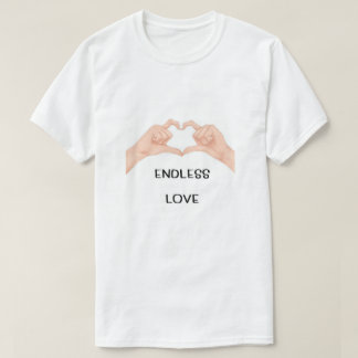 Oneindige Liefde Hart Handen T-Shirt