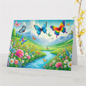 Oneindige Liefde Kaart (Gele Bloem)