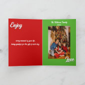 Oneindige liefde kerstboom - Foto binnen Feestdagen Kaart (Binnen)