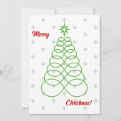 Oneindige Liefde Kerstboom - Foto op Terug Feestdagenkaart (Voorkant)