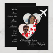 Oneindige Liefde Koppel, Foto, Romantisch, Huwelij Kaart (Voorkant / Achterkant)