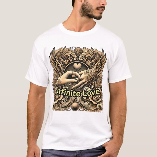 💛 Oneindige liefde met Romance T-shirt (Voorkant)
