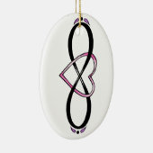 Oneindige liefde ontwerp keramisch ornament (Rechts)