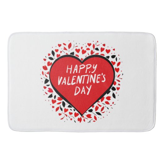 Oneindige liefde op Valentijnsdag Badmat (Voorkant)