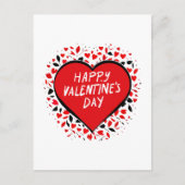 Oneindige liefde op Valentijnsdag Briefkaart (Voorkant)