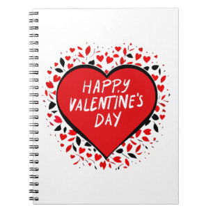 Oneindige liefde op Valentijnsdag Notitieboek