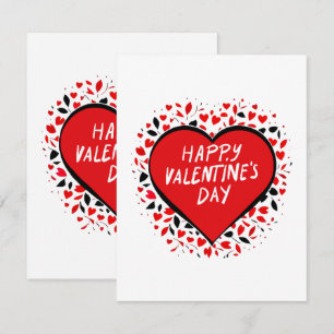 Oneindige liefde op Valentijnsdag Notitiekaartje