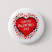 Oneindige Liefde op Valentijnsdag Ronde Button 5,7 Cm (Voorkant)