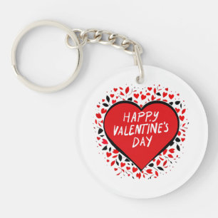 Oneindige Liefde op Valentijnsdag Sleutelhanger
