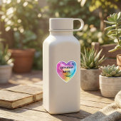 Oneindige Liefde Regenboog Hart Uitgestanste Stick Sticker