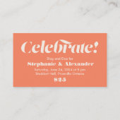 Oneindige Liefde Stag en Doe Ticket (Achterkant)