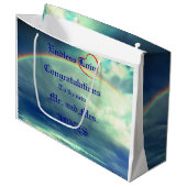 Oneindige Liefde Trouwcadeauttas Groot Cadeauzakje (Voorkant Gekanteld)