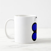 Oneindige liefde vlinder koffiemok (Links)