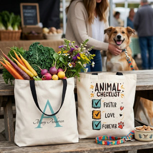 Oneindige Liefde voor Dieren Reddings Geschenk voo Tote Bag
