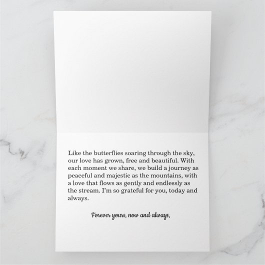 Oneindige Liefdeskaart Kaart (Binnen)