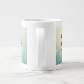 Oneindige liefdesmok grote koffiekop (Achterkant)
