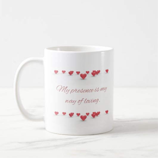 Oneindige liefdesmok koffiemok (Links)