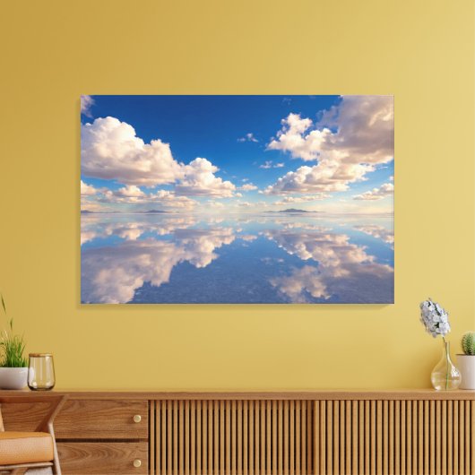 Oneindige luchtreflectiecanvasprint canvas afdruk (Insitu (Woonkamer))