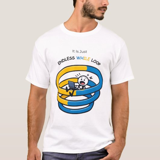 Oneindige Lus Bewuste Python Ontwikkelaar | T-shir T-shirt (Voorkant)