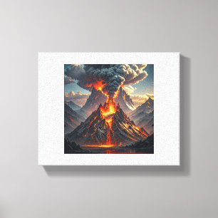 Oneindige luxe: kleurrijke lussen canvas afdruk