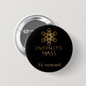 Oneindige Massa Ronde Button 5,7 Cm (Voorkant /achterkant)