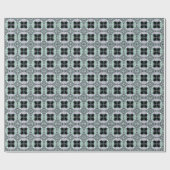 Oneindige Mirage van Four-Petal Glass Shine Mandal Cadeaupapier (Vlak)