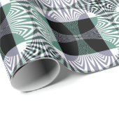 Oneindige Mirage van Four-Petal Glass Shine Mandal Cadeaupapier (Rol Hoek)