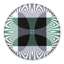 Oneindige Mirage van Four-Petal Glass Shine Mandal Keramische Knop