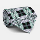 Oneindige Mirage van Four-Petal Glass Shine Mandal Stropdas (Opgerold)