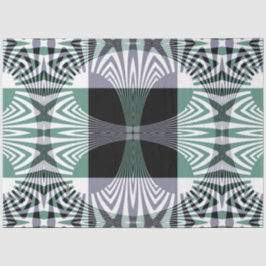 Oneindige Mirage van Four-Petal Glass Shine Mandal Tissuepapier