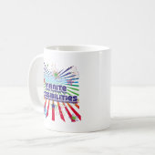oneindige mogelijkheden koffiemok (Voorkant links)
