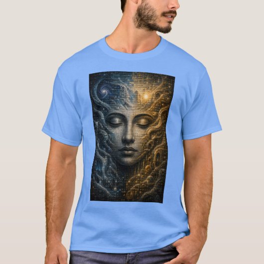 Oneindige Mozaïek Illusie T-shirt (Voorkant)