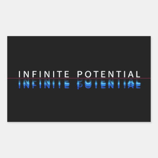 Oneindige Potentie Glitch Sticker