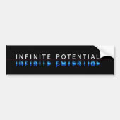 Oneindige Potentieel Glitch Bumpersticker (Voorkant)