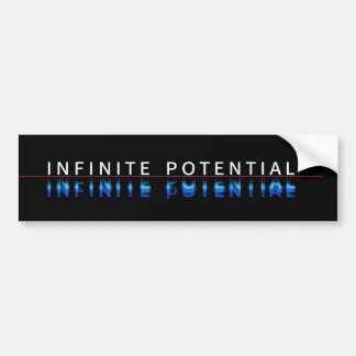 Oneindige Potentieel Glitch Bumpersticker