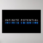 Oneindige Potentieel Glitch Poster (Voorkant)