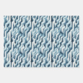 Oneindige Reflecties: 3D Mirror World Design Inpakpapier Vel (Voorkant 3)