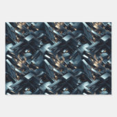 Oneindige Reflecties: 3D Mirror World Design Inpakpapier Vel (Voorkant)