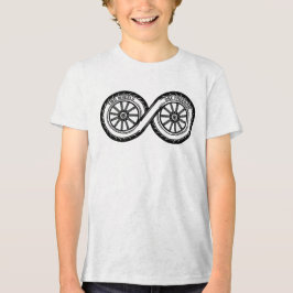 Oneindige Rijder Lifestyle Logo Tri-Blend Shirt